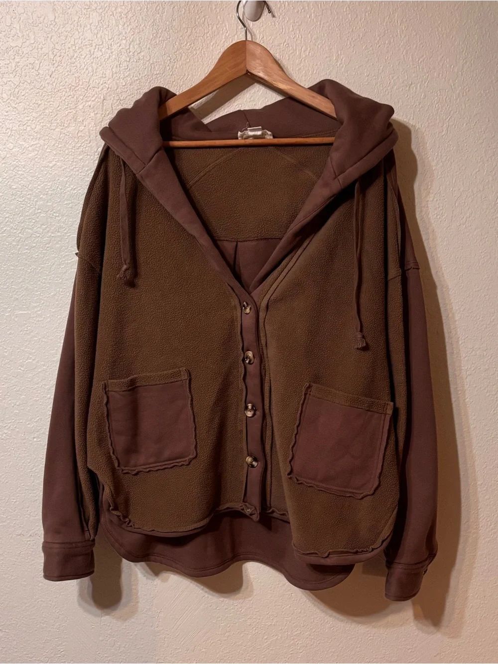 Love Riche Fleece Hoodie Jacket Large